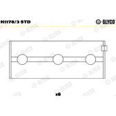 Coussinet de vilebrequin GLYCO - H1178/3 STD