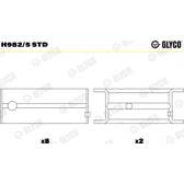 Coussinet de vilebrequin GLYCO - H982/5 STD