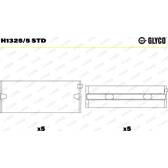 Cuscinetto albero a gomito GLYCO - H1325/5 STD