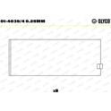 Drijfstanglager GLYCO - 01-4039/4 0.25mm