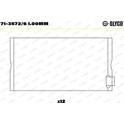 Drijfstanglager GLYCO - 71-3572/6 1.00mm