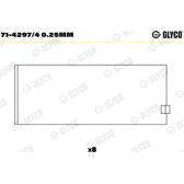 Drijfstanglager GLYCO - 71-4297/4 0.25mm