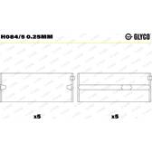 Hoofdlager GLYCO - H084/5 0.25mm