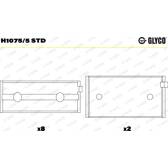 Hoofdlager GLYCO - H1075/5 STD