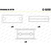 Hoofdlager GLYCO - H1086/5 STD