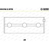 Hoofdlager GLYCO - H1178/3 STD