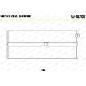 Hoofdlager GLYCO - H1312/3 0.25mm