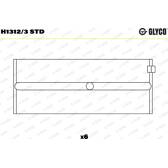 Hoofdlager GLYCO - H1312/3 STD