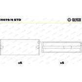 Kurbelwellenlager GLYCO - H079/5 STD
