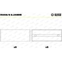 Kurbelwellenlager GLYCO - H098/5 0.25mm