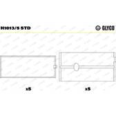 Kurbelwellenlager GLYCO - H1013/5 STD