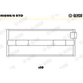 Kurbelwellenlager GLYCO - H1095/5 STD