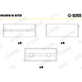 Kurbelwellenlager GLYCO - H1105/5 STD