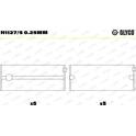 Kurbelwellenlager GLYCO - H1127/5 0.25mm