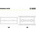 Kurbelwellenlager GLYCO - H1295/4 STD