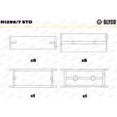 Kurbelwellenlager GLYCO - H1298/7 STD