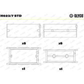 Main Bearings, crankshaft GLYCO - H023/7 STD
