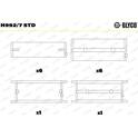 Main Bearings, crankshaft GLYCO - H992/7 STD