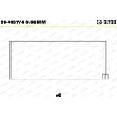 Pleuellager GLYCO - 01-4137/4 0.50mm