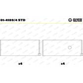 Pleuellager GLYCO - 01-4189/4 STD