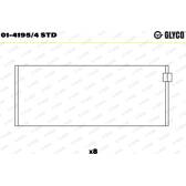 Pleuellager GLYCO - 01-4195/4 STD
