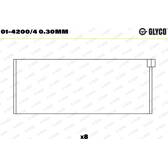 Pleuellager GLYCO - 01-4200/4 0.30mm