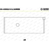Pleuellager GLYCO - 01-4558/4 0.30mm