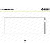 Pleuellager GLYCO - 71-3645 STD