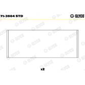 Pleuellager GLYCO - 71-3904 STD