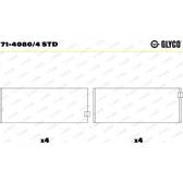 Pleuellager GLYCO - 71-4080/4 STD