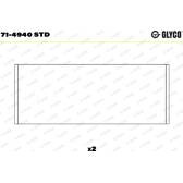 Pleuellager GLYCO - 71-4940 STD