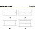 Vevlager GLYCO - H046/5 0.25mm