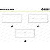 Vevlager GLYCO - H1056/5 STD