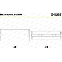 Vevlager GLYCO - H1325/5 0.50mm