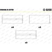 Vevlager GLYCO - H996/5 STD