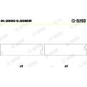 Vevstakslager GLYCO - 01-2800 0.50mm