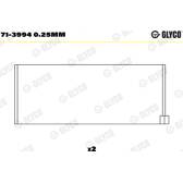 Vevstakslager GLYCO - 71-3994 0.25mm