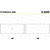 Vevstakslager GLYCO - 71-4033/4 .010