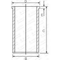 Cilindervoering GOETZE ENGINE - 14-020300-00