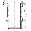 Cilindervoering GOETZE ENGINE - 14-112800-00