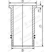 Cylinder Sleeve GOETZE ENGINE - 14-451040-00