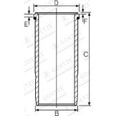 Cylinder Sleeve GOETZE ENGINE - 15-458840-00