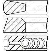 Jeu de segments de pistons GOETZE ENGINE - 08-105500-00