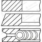 Jeu de segments de pistons GOETZE ENGINE - 08-337300-00