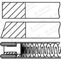 Jeu de segments de pistons GOETZE ENGINE - 08-436907-00