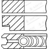 Jeu de segments de pistons GOETZE ENGINE - 08-780600-10