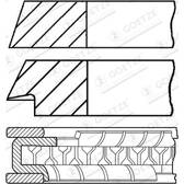 Kit fasce elastiche GOETZE ENGINE - 08-101200-00