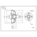 Brake Drum HART - 221 458
