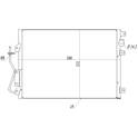 Condenser, air conditioning HART - 608 630