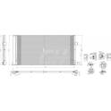 Condenser, air conditioning HART - 611 224
